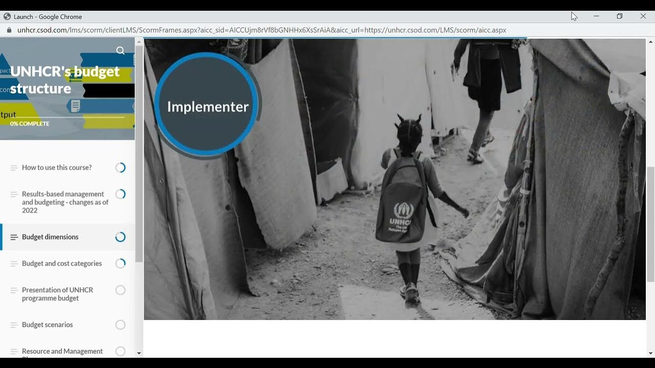 UNHCR Budget Structure Budget Dimensions YouTube