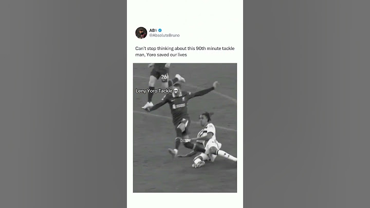 Leny Yoro with the tackle of the SEASON!MASSIVE! #MUFC