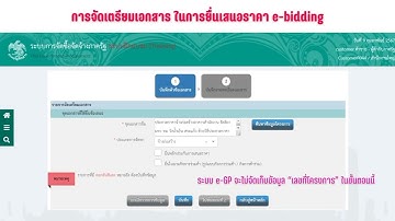 คลังชวนคุย EP10 การจัดเตรียมเอกสารในการยื่นเสนอราคา e-bidding