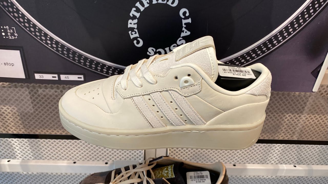 ★adidas★ Rivalry Luxe Low Cream White Adidas Rivalry Lux Low (Cream White/ Cream White/ Alumina