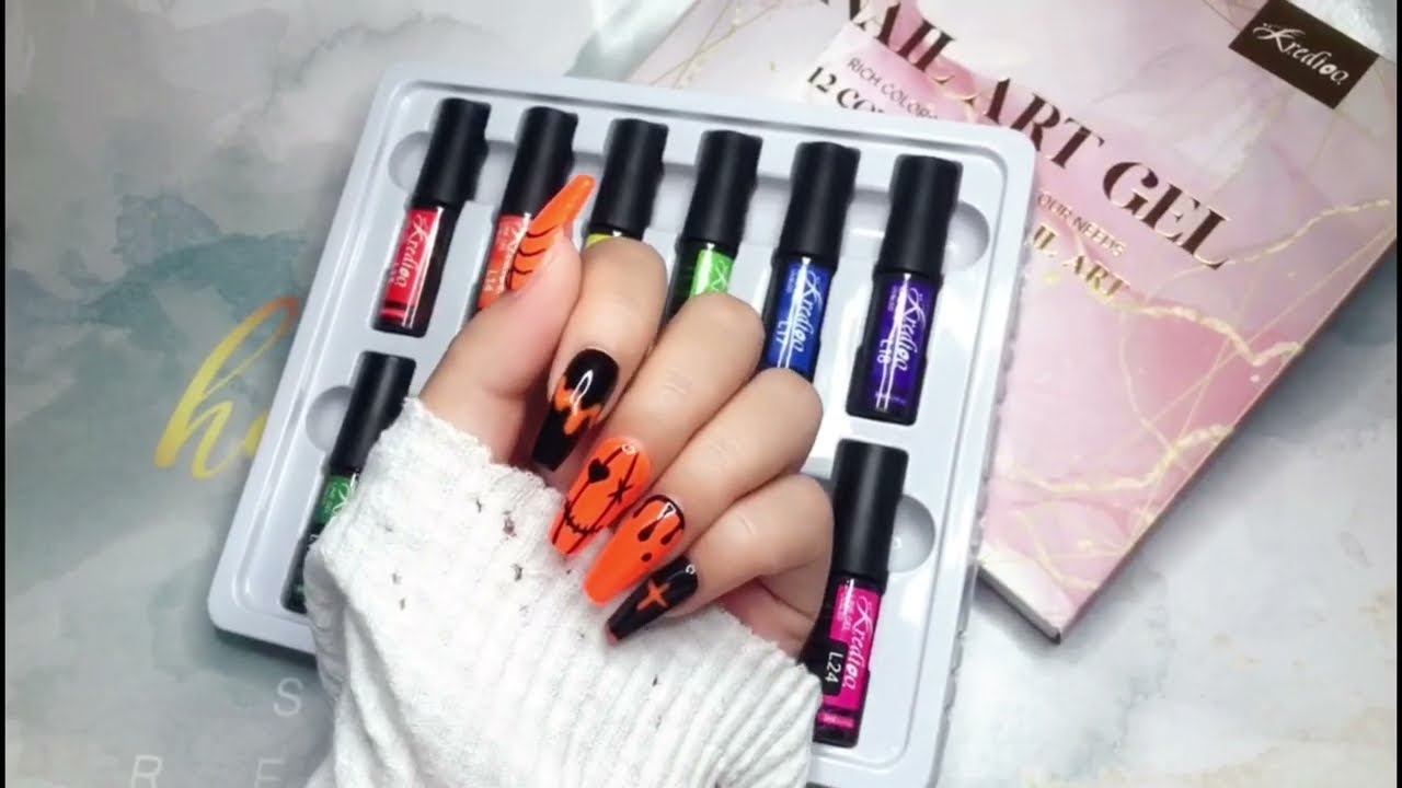 Kredioo Halloween Luminous Nail Art Gel Liner Polish