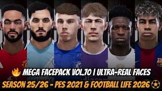 Ultimate Player Faces Pack 70 Next-Gen Realism Pes 2021 & Football Life 2026
