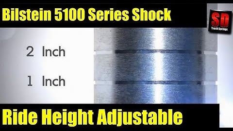 Bilstein 5100 Shocks - Ride Height Adjustable - Tutorial and Review