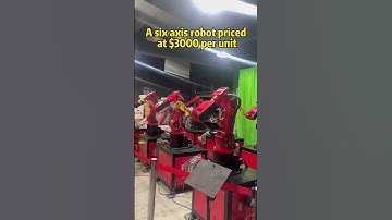 A six axis robot priced at 3000 US dollars, with an arm span of 0.94 meters #borunte #industrial