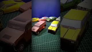 Hummer & Jeep Cherokee - Papercraft