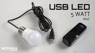 DIY Cara Membuat Lampu USB Led 3 Warna.