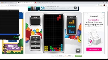 Tetris (Web) 10 line keyboard speed run | 32.35