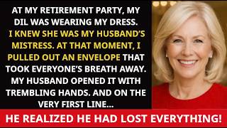 AT MY RETIREMENT PARTY, MY DAUGHTER-IN-LAW WORE MY DRESS — I KNEW THE TRUTH.