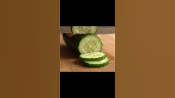 Perfect Cucumber Slices in Seconds ⏱️ | #ViralVideo #trendingshorts #asmr