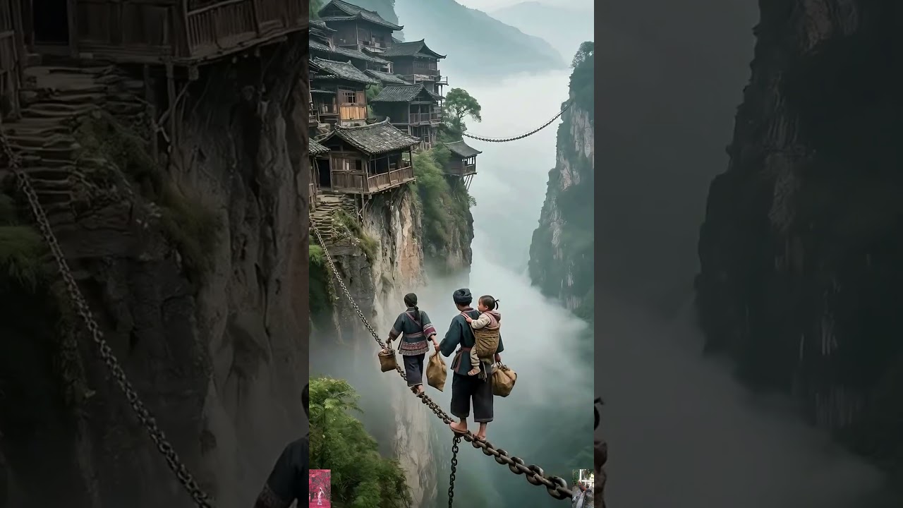 Serene atmosphere, in Chinese nature, soothes the soul 