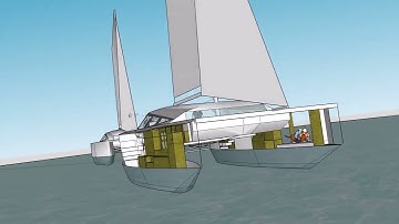 3D Catamaran Model (Generic) - Free Download on SketchFab