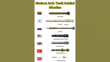 Modern Anti-Tank Guided Missiles #tinyinfo #infoknow #information #gk #military #facts #missles