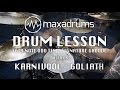 DRUM LESSON: 16th Note Odd Time Signature Groove (with Meter Changes) based on Goliath by KARNIVOOL.
