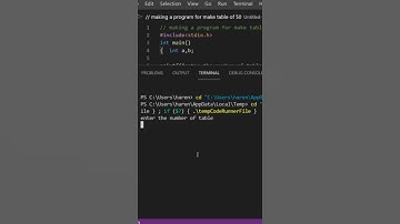 multiplication table program in c++