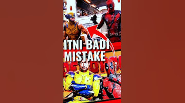 CGI Mistake in Deadpool and Wolverine #deadpoolvswolverine #marvelfacts #marvelstudios #shorts