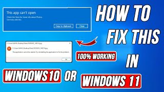 3 Ways to fix This PC Can't Open Problem when opening photos in Windows 10 or Windows 11