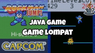 Mega Man Game Rock Man Jump 128x128 Java Game From CAPCOM Playthrough Game