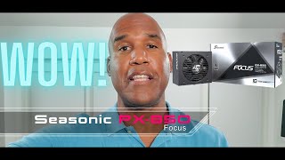 Features of the SEASONIC Focus PX 850 80 Plus platinum power supply. The best PS for the money.