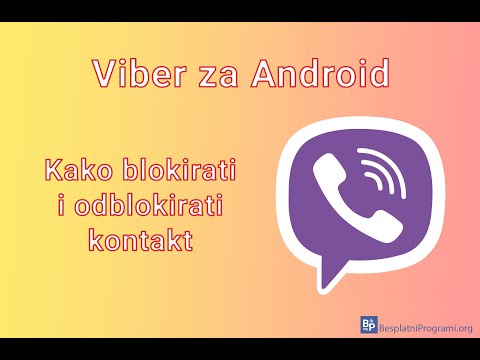 Viber za Android - kako blokirati i odblokirati kontakt