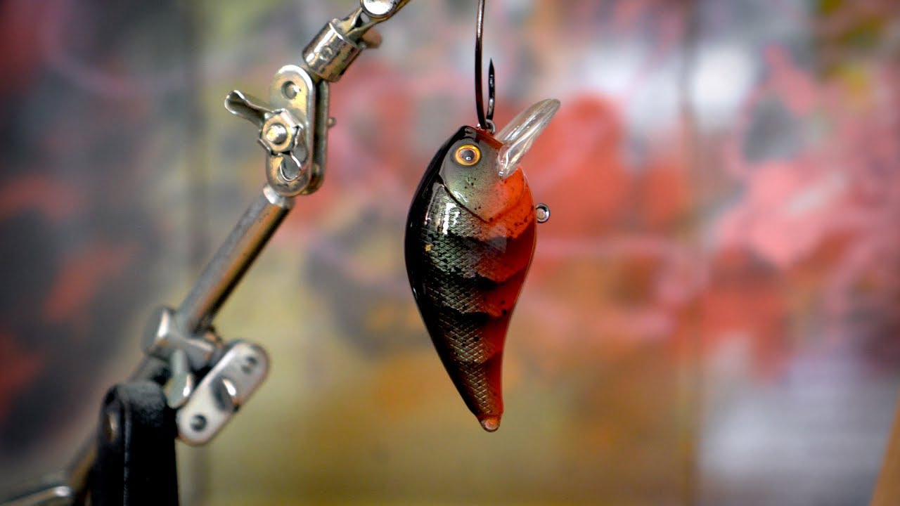 Painting a Square Bill Crankbait! (Airbrush Timelapse) YouTube