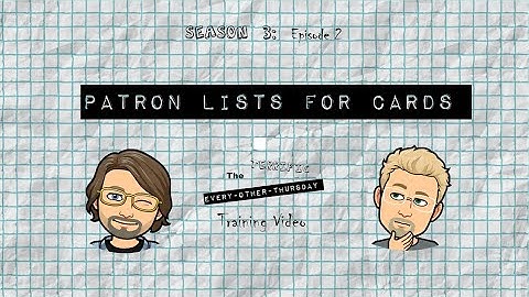 TTEOT Training Video - S3E2: Patron Lists for Cards
