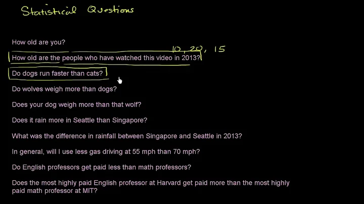 Math Statistics and probability - Statistical and non statistical questions