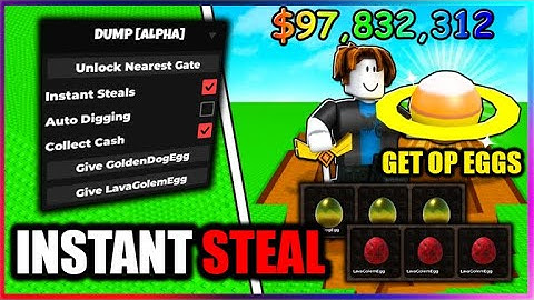💰 DUMP [ALPHA] Script - INSTANT STEALS, GET OP EGGS