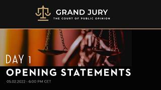 'Grand Jury: The Court of Public Opinion [COVID-19] | Day 1 - Opening Statements' (2022) ⚖️