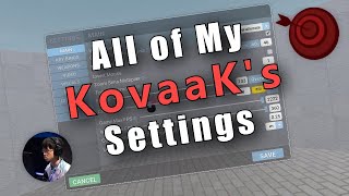 My KovaaK's Settings (2025)
