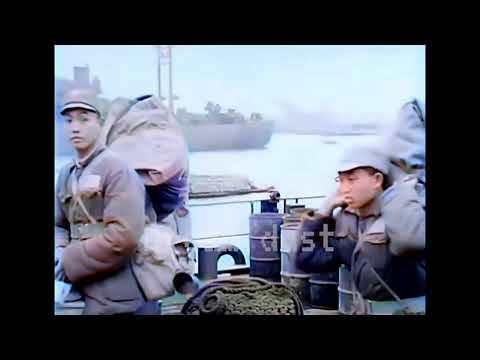 1946年，新六軍在上海登船前往東北