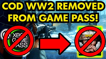 COD WW2 Removed From Game Pass!