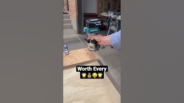 Makita Cordless Router Test Run 😎