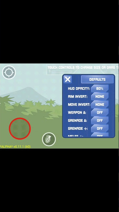Mini militia classic Best Settings #minimilitia