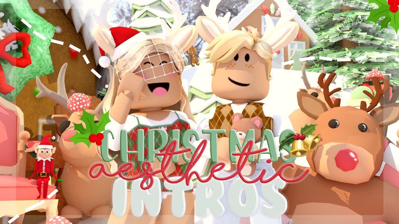 5 Free Gfx Christmas Intros Aesthetic Daomelet ღ Youtube - cute aesthetic cute roblox gfx girl christmas