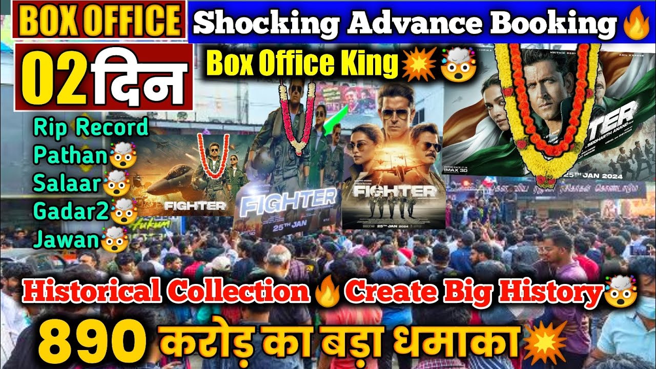 Fighter Updated Advance Booking Report🤯|Fighter Hindi Box Office Advance Booking Update|Fighter
