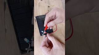 Mini solar panel test #project #eksperimen#shorts