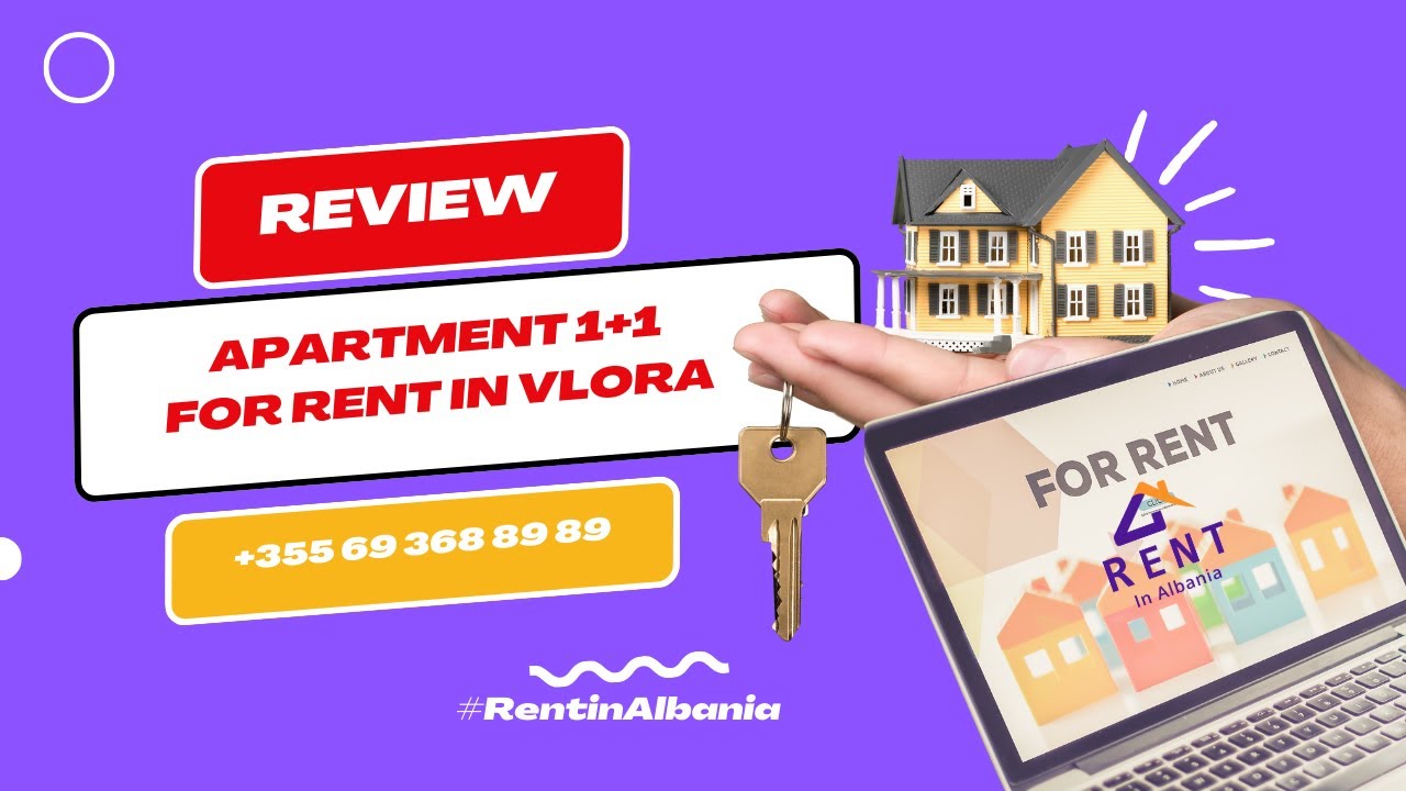 Rent one bedroom apartment with sea view. Vlora. Albania