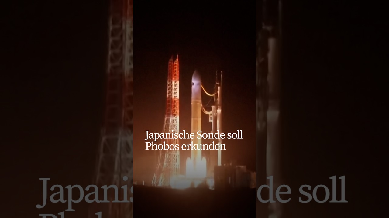 Eine japanische Raumsonde ist samt dem Rover „Idefix“ Richtung Mars aufgebrochen.