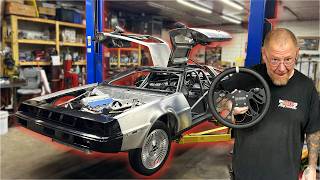 We CHOPPED The Front OFF The DELOREAN to Make it FIT!