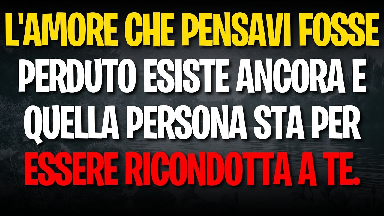 L'amore che pensavi fosse perduto esiste ancora e quella persona sta per essere ricondotta a te.