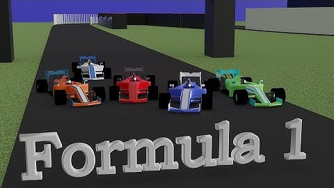 F1 Racing : Blender 3D animation