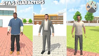 Famous All GTA 5 Characters ๐Michael, Franklin and Trevor In Indian Theft Auto | New Update Character Net Worth