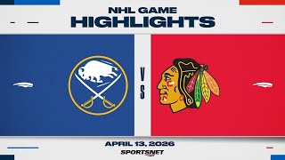 Nhl Highlights Sabres Vs. Blackhawks - April 13, 2026