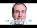 Exclusive interview with dr paul kaloostian las top brain surgeon