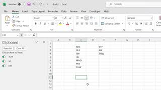How to Copy and Paste Multiple Items at Once In Excel