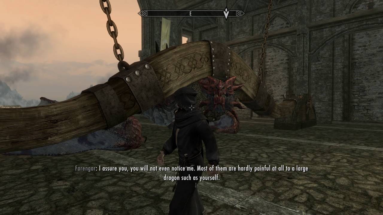 Farengar Secret-Fire's Interaction with Odahviing