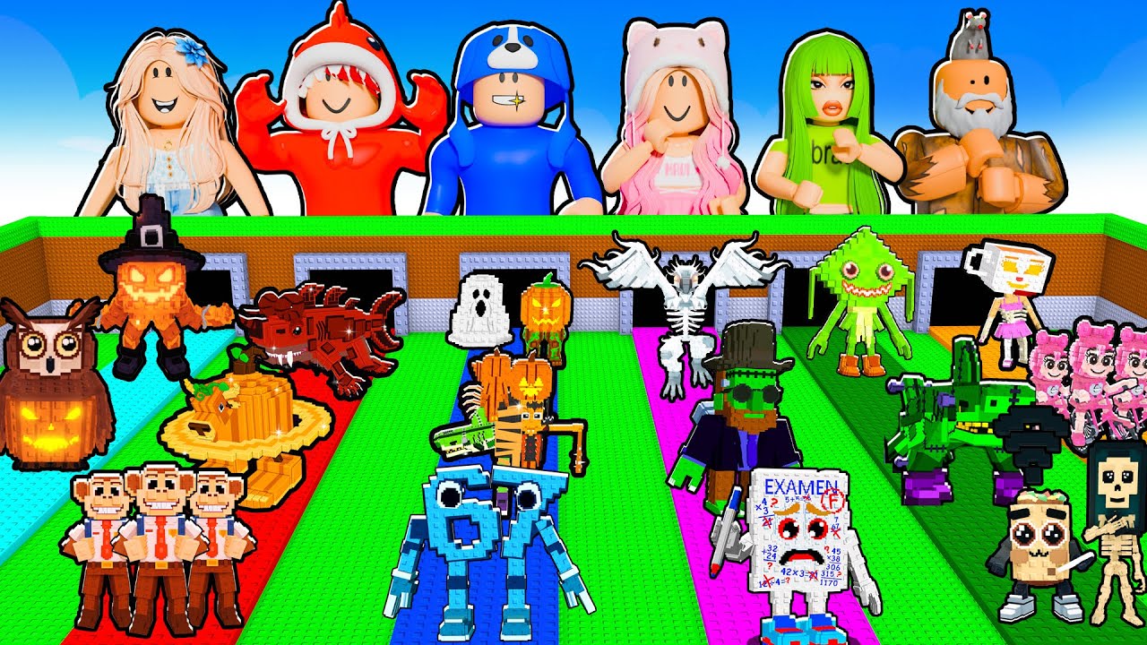 I used MAX LUCK on 6 ROWS in ADMINS SERVER in Steal a Brainrot!