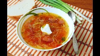 Суп Щи с Колбасой