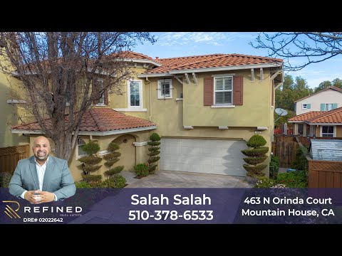 463 N Orinda Court, Mountain House, CA home video tour