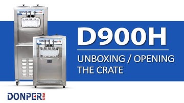 Opening Crate for D900 & D900H